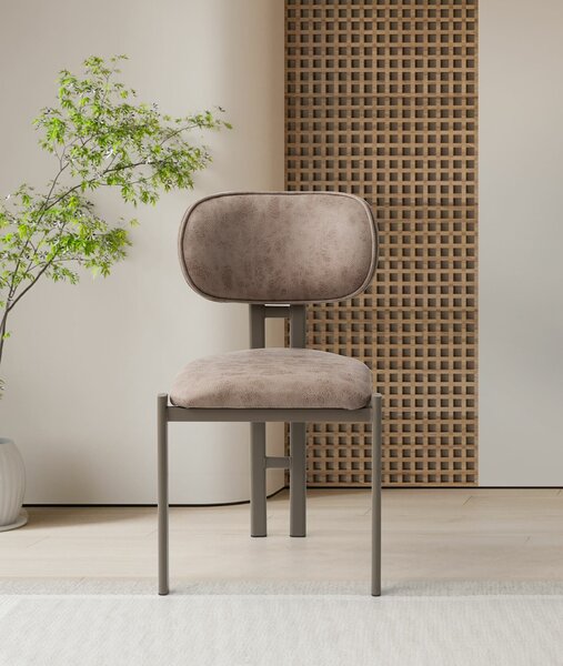 Hanah Home Szék Szett (2 darabos) Mink Cappuccino Muriz - 4966