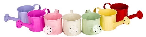 Esmé Fém Kanna Mix 17/7x6,3cm Vajsárga-Piros-Pink-Pasztell Lila-Mentazöld-Krém-Pasztel Rózsaszín 8db/Csomag