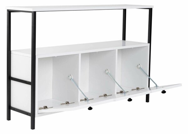 Hanah Home Solace konzolasztal - fehér, fekete