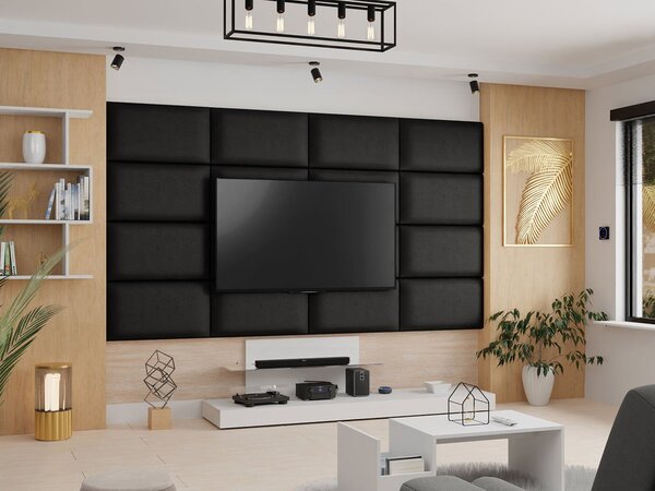 PAG kárpitozott fali panel 84x42- fekete