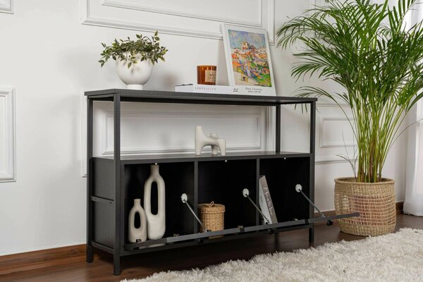 Hanah Home Konzol Fekete fa Black Solace - Fekete fa, Fekete