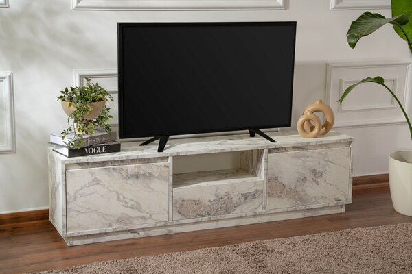 Hanah Home TV Stand Freesia Marble Vanguard - Fressia Marble