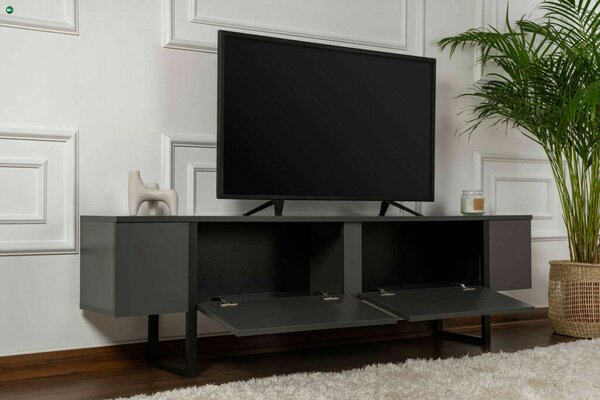 Hanah Home TV állvány Antracit Fekete Serenity - Antracit, Fekete