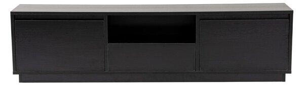 Hanah Home TV Stand Wood Black Vanguard - Wood Black