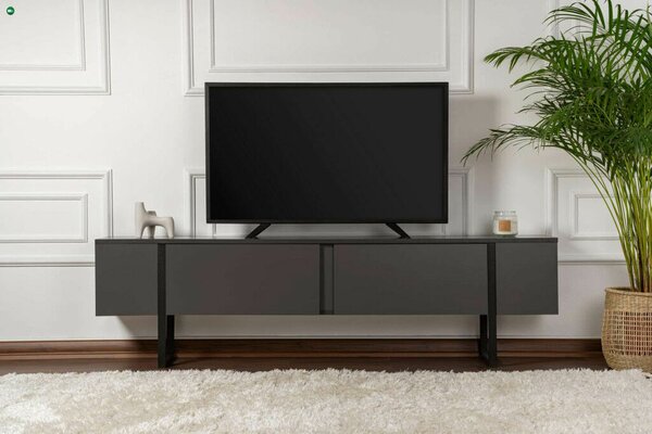 Hanah Home TV állvány Antracit Fekete Serenity - Antracit, Fekete
