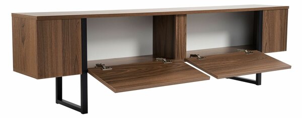 Hanah Home Serenity TV állvány, dió és fekete (Venezia dió, fekete)