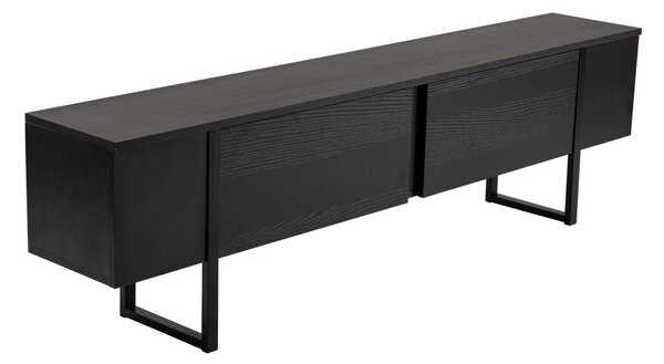 Hanah Home TV állvány Fa fekete Fekete Serenity - Fa fekete, Fekete