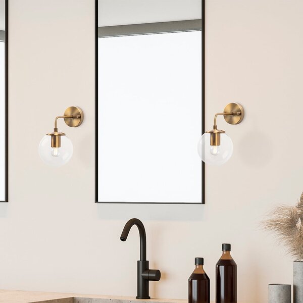 Sárgaréz színű fali lámpa ø 15 cm Viran – Opviq lights