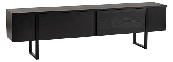 Hanah Home TV állvány Fa fekete Fekete Serenity - Fa fekete, Fekete