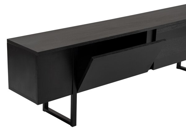 Hanah Home TV állvány Fa fekete Fekete Serenity - Fa fekete, Fekete