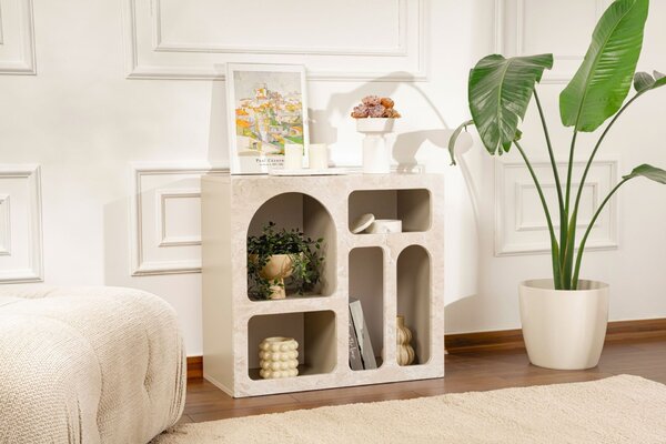 Hanah Home Console Travertine Sandstone Lessa - Travertine