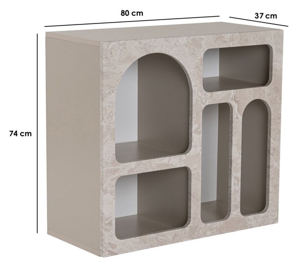Hanah Home Console Travertine Sandstone Lessa - Travertine