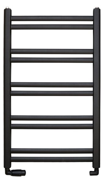 Regnis Retro, elektromos fűtőelem 540x1280 mm, 600W, matt fekete, RETRO1280/540/D500/BLACK/ELE