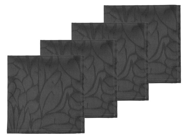 Textil szalvéta szett 4 db-os Abstract leaves – Södahl