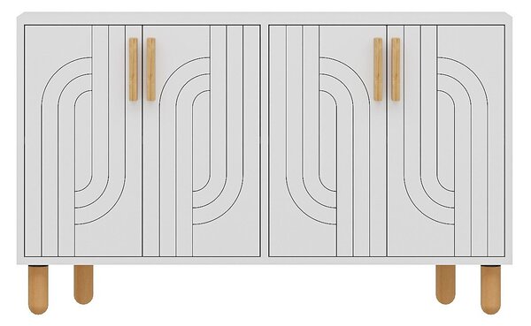 Hanah Home Console White Rodney - White