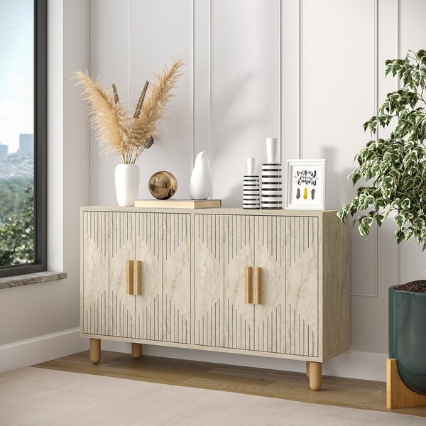 Hanah Home Console Travertine Roger - Traverten