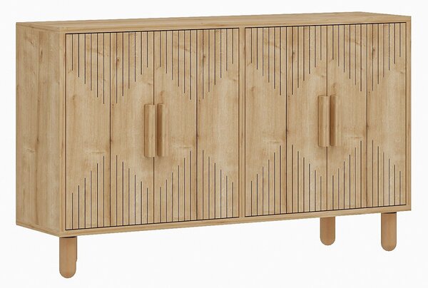 Hanah Home Console Saphire Oak Roger - Saphire Oak