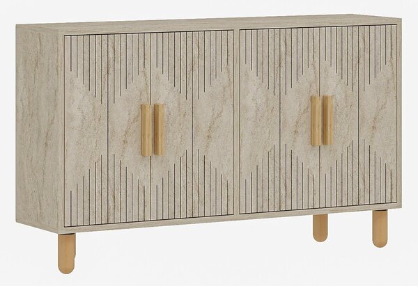 Hanah Home Console Travertine Roger - Traverten