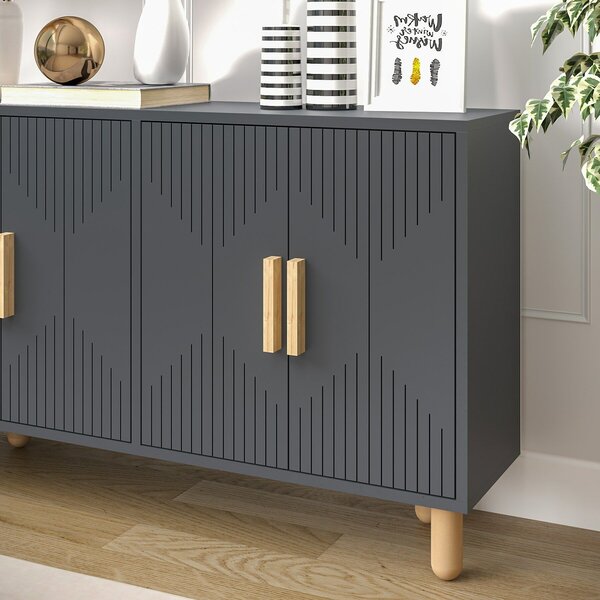 Hanah Home Console Anthracite Roger - Anthracite
