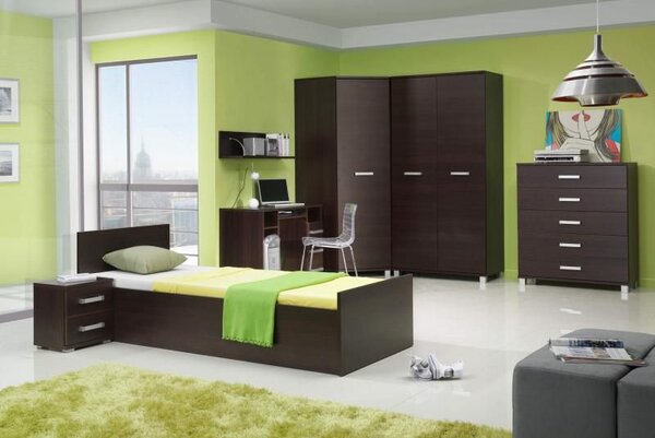 Keskeny polcos szekrény 50 cm ANDOVER - gesztenye wenge
