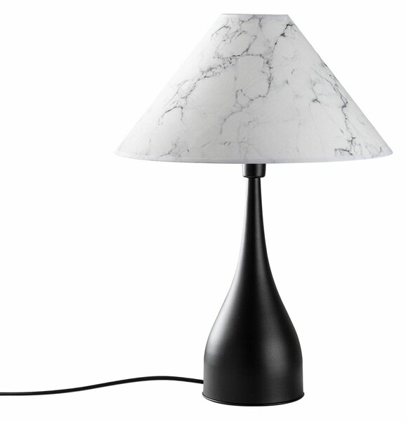 Opviq Luna asztali lámpa, fekete-fehér - 15268