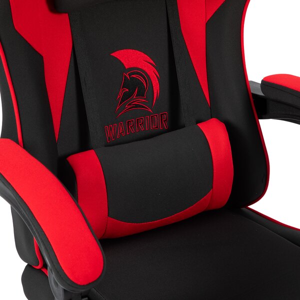 Szövet Gamer szék Warrior Basic 1-F piros-fekete