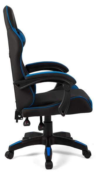 Szövet Gamer szék Warrior Basic 1-F kék-fekete