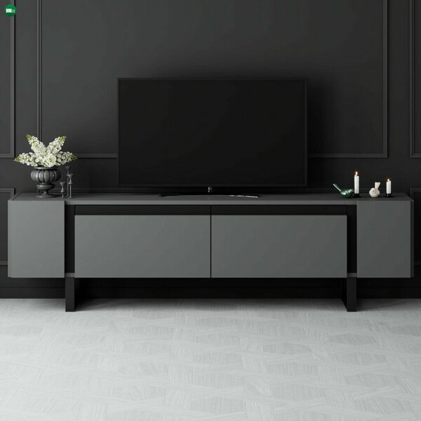 Hanah Home Yildiz TV állvány - Antracit, Fekete