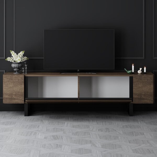 Hanah Home Yildiz TV állvány diófa, fekete