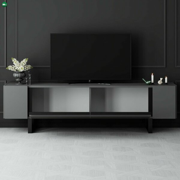 Hanah Home Yildiz TV állvány - Antracit, Fekete