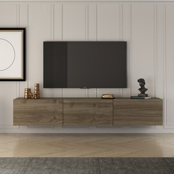 Hanah Home TV Stand Walnut West - Walnut