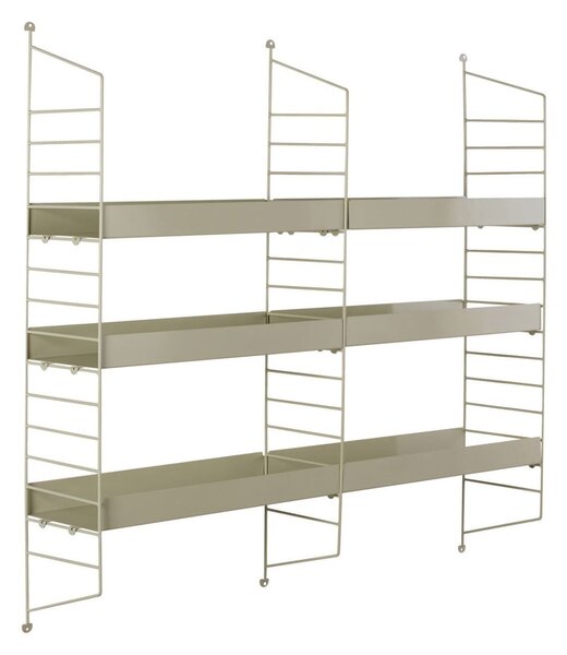 Hanah Home Fali polc Taupe Cm-068-B