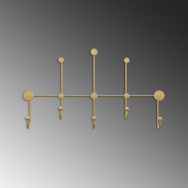 Wallity Metal Wall Hook Gold Iyon-A
