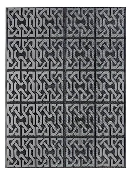 Kültéri szőnyeg, 2 oldalas, 180 x 120 cm, szürke