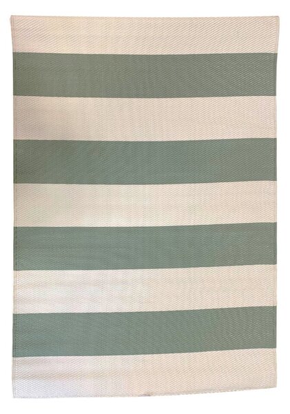 Kültéri szőnyeg, 2 oldalas, 180 x 120 cm, zöld-bézs