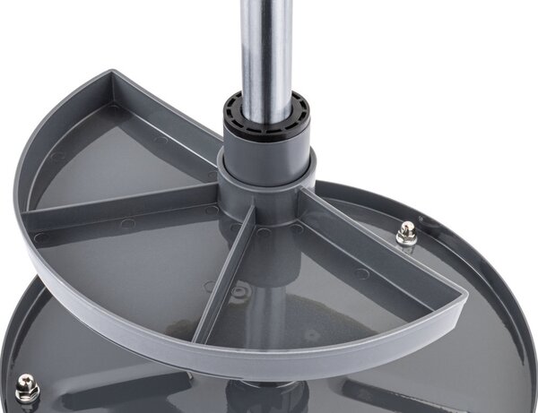 Powermat Teleszkópos Műhelyszék – 150kg teherbírás, 400-520mm – Gurulós kivitel (PM1455)
