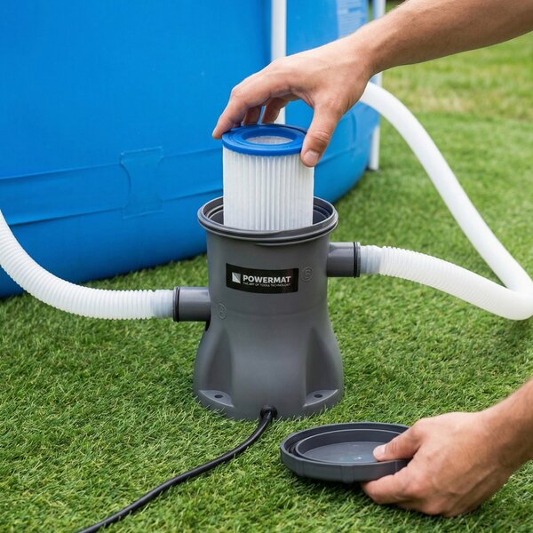 Powermat Medence Szűrőbetét – 80x90mm, I-es típus – PM-PFDB-16T szivattyúhoz (PM1516)