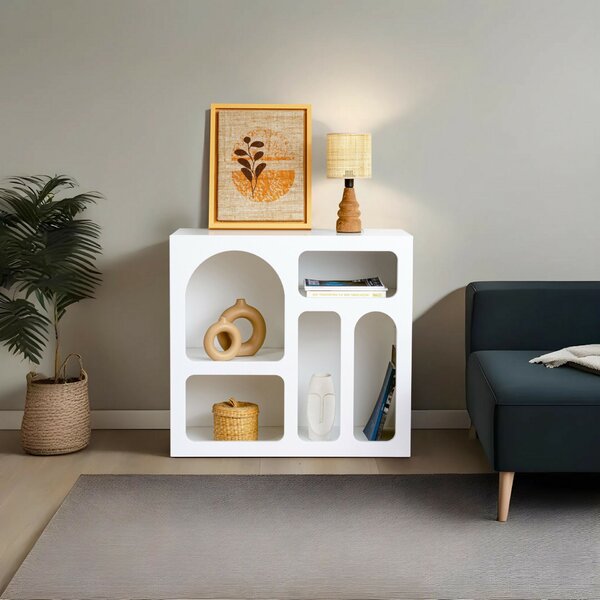 Hanah Home Console White Lessa - White