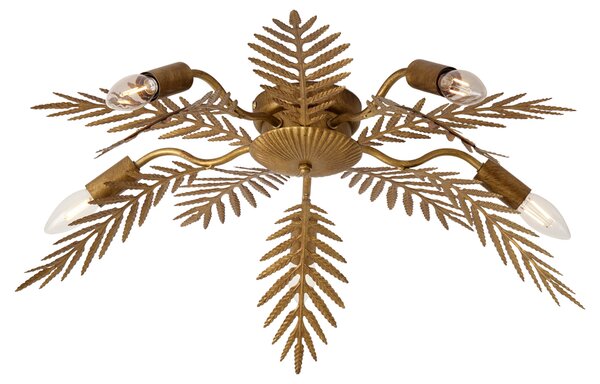 Vintage mennyezeti lámpa arany 70 cm 5-lámpás - Botanica