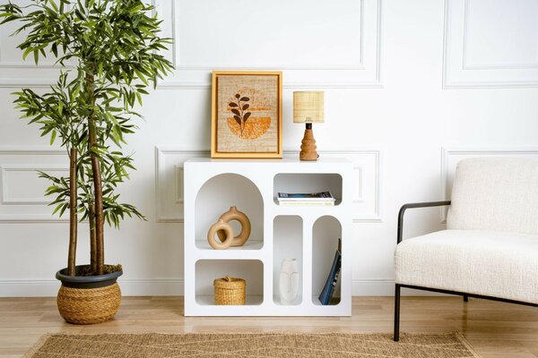 Hanah Home Console White Lessa - White