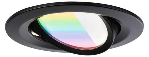 Spotlámpa Paulmann, Nova Coin Smart, dimmable, Fekete, Nappali, Alumínium, Modern