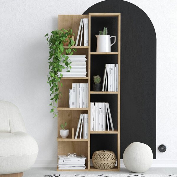 Hanah Home Könyvespolc Tölgy Lily