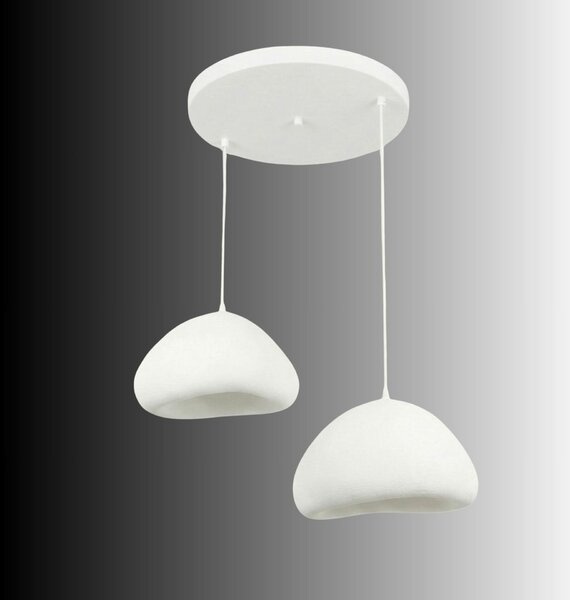 Opviq Fehér Függeszték LORA-40-40-T-LUNA