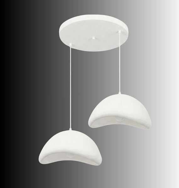 Opviq Fehér LUNA-50-50-T-LUNA Függeszték