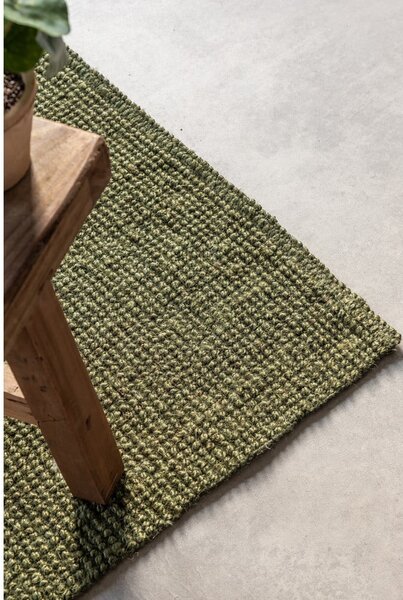 Khaki juta futószőnyeg 80x200 cm Bouclé – Hanse Home
