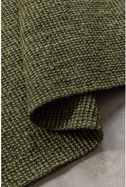 Khaki juta futószőnyeg 80x200 cm Bouclé – Hanse Home