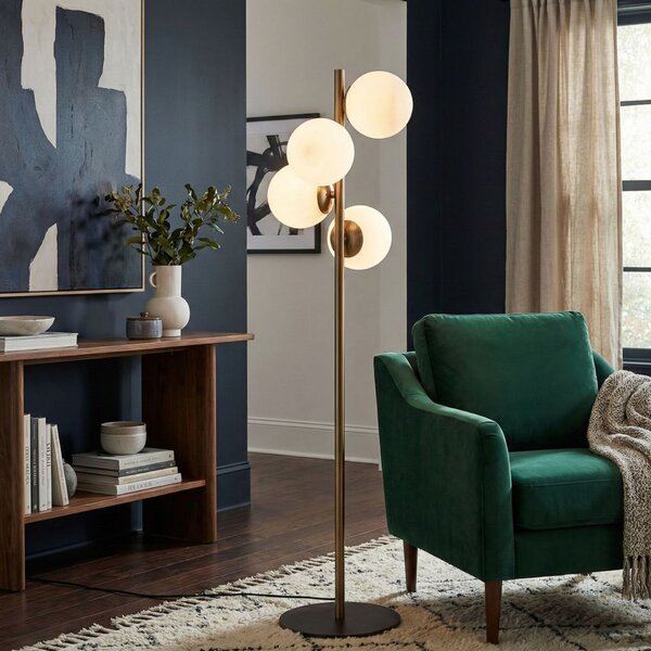Opviq Floor Lamp Gold Faze - NT - 115