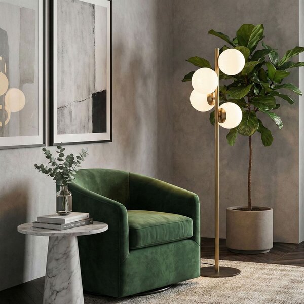 Opviq Floor Lamp Gold Faze - NT - 115