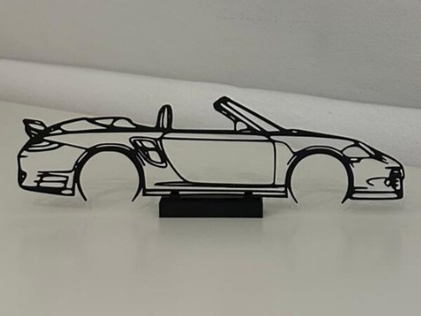 Porsche 911 Cabrio 997 faldekoráció