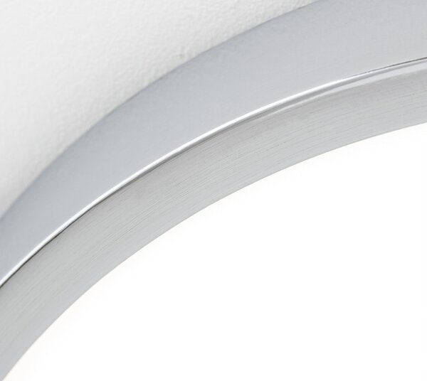 DISC LED mennyezeti lámpa, 24 cm, króm